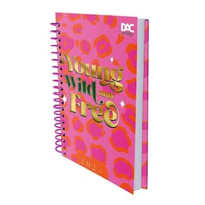Agenda escolar espiral a5 trendy onça caderno anotações dac