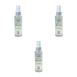 Spray corporal acne 3 unid. 100ml - controle de oleosidade