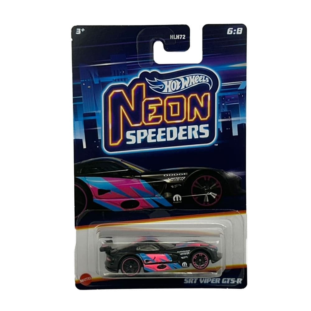 Miniatura Carro Hot Wheels Neon Speeders SRT Viper GTSR 1:64