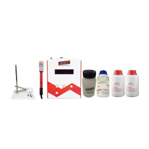 Kit Medidor Ph Termômetro Digital Temperatura Mv Orp Usb Slope Ph-5000 Portátil Instrutherm Solução Eletrodo Suporte