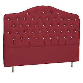 Cabeceira King Florence P04 195 Cm Suede Vermelho Tca 53