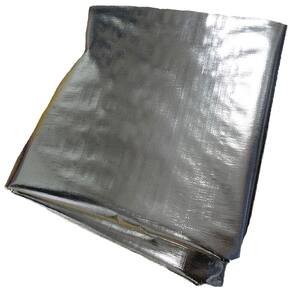 Lona 10x2 mts para estufa grow indoor metalizado refletivo