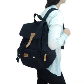Mochila De Lona Unissex Pan Zup Preto