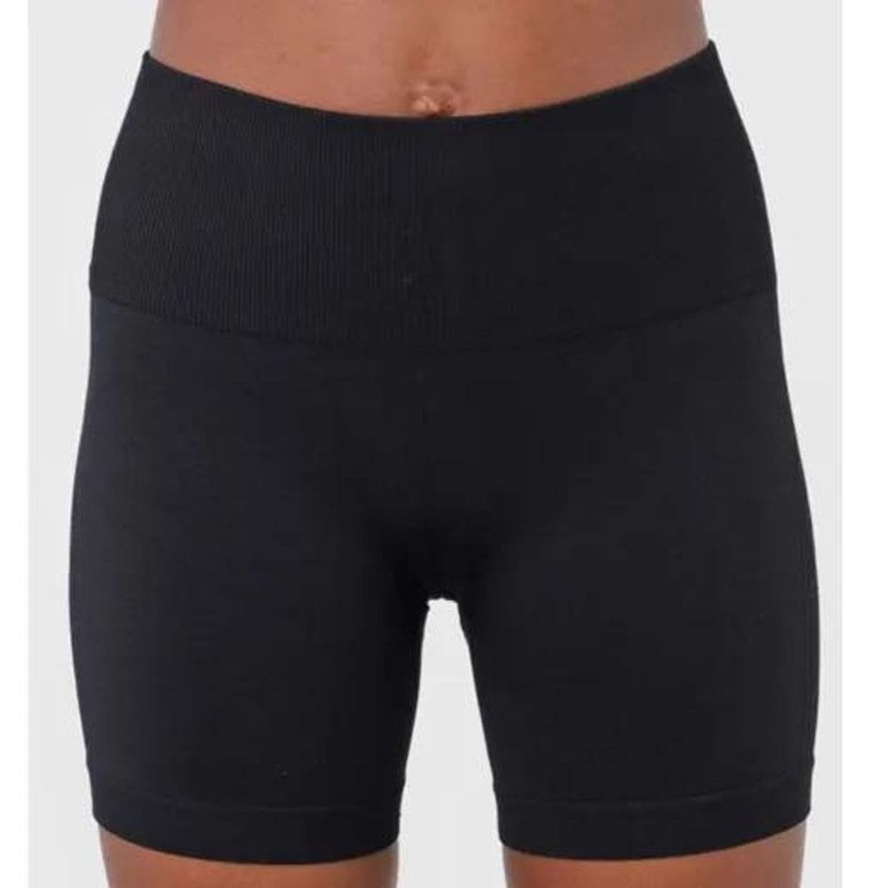 Short feminino lupo lsport basic sem costura preto grande