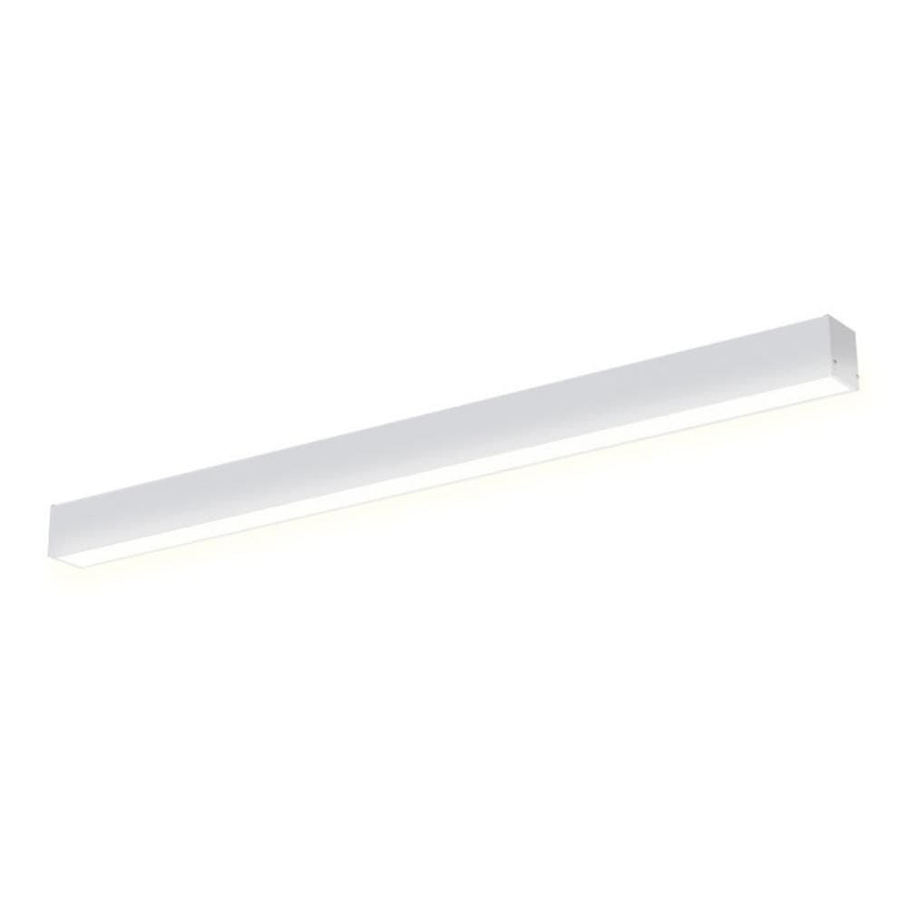 Luminária sobrepor vetor led linear 20w bivolt branca 4000k