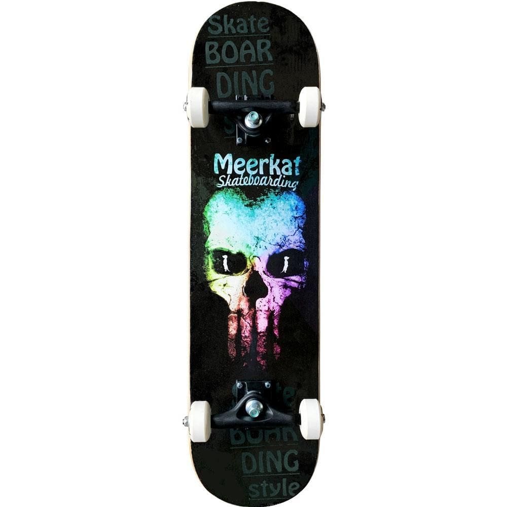 Skate iniciante street meerkat skull truck de pp