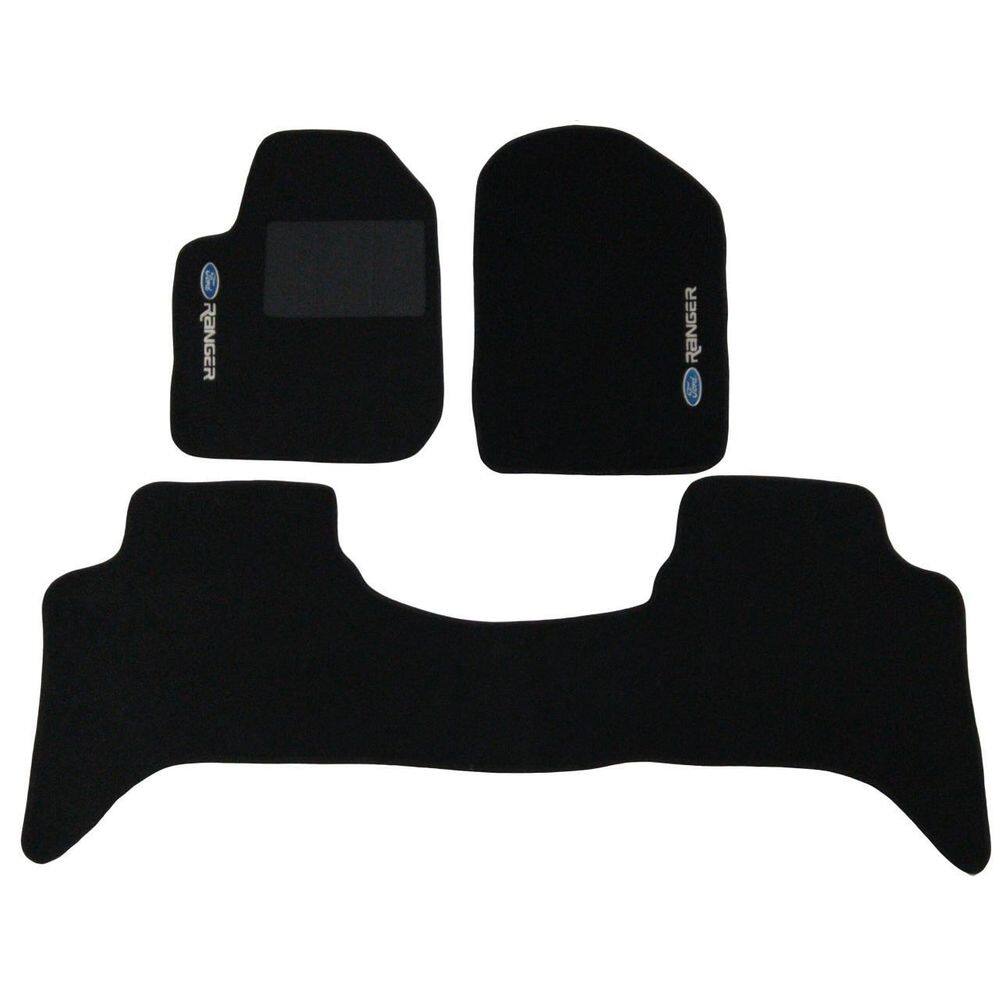 Tapete automotivo carpete base em pvc ford ranger