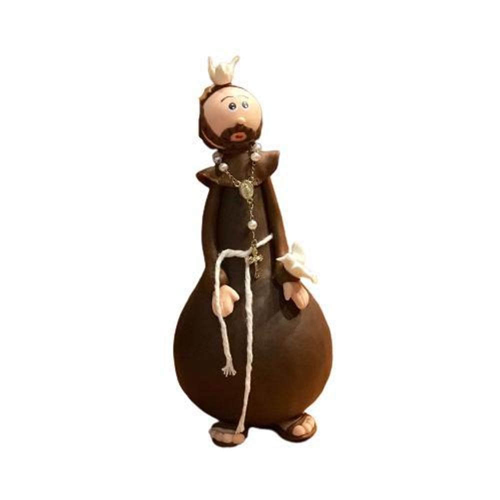 Enfeite decorativo são francisco de cabaça