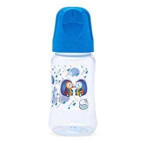 Mamadeira m 330 ml big zoo r, lolly, azul 11065