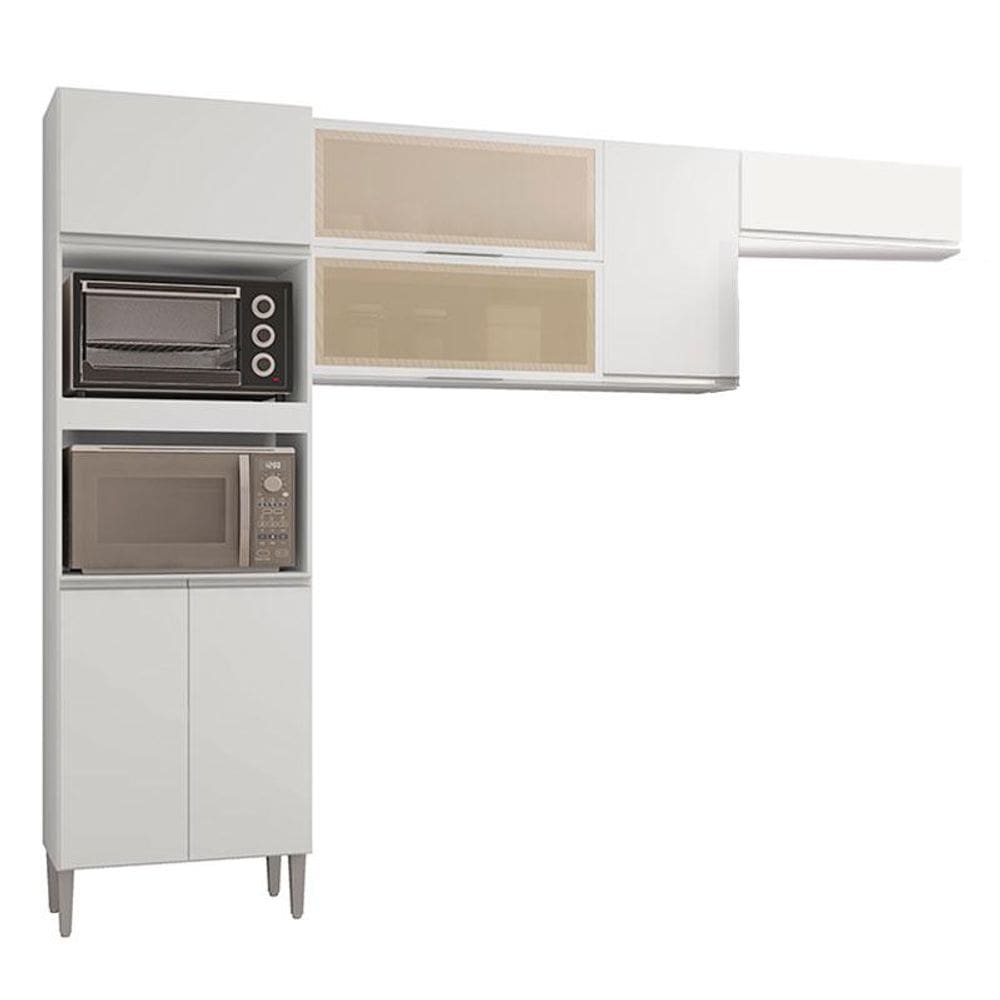 Cozinha Aline 3 Peças Branco - Poquema