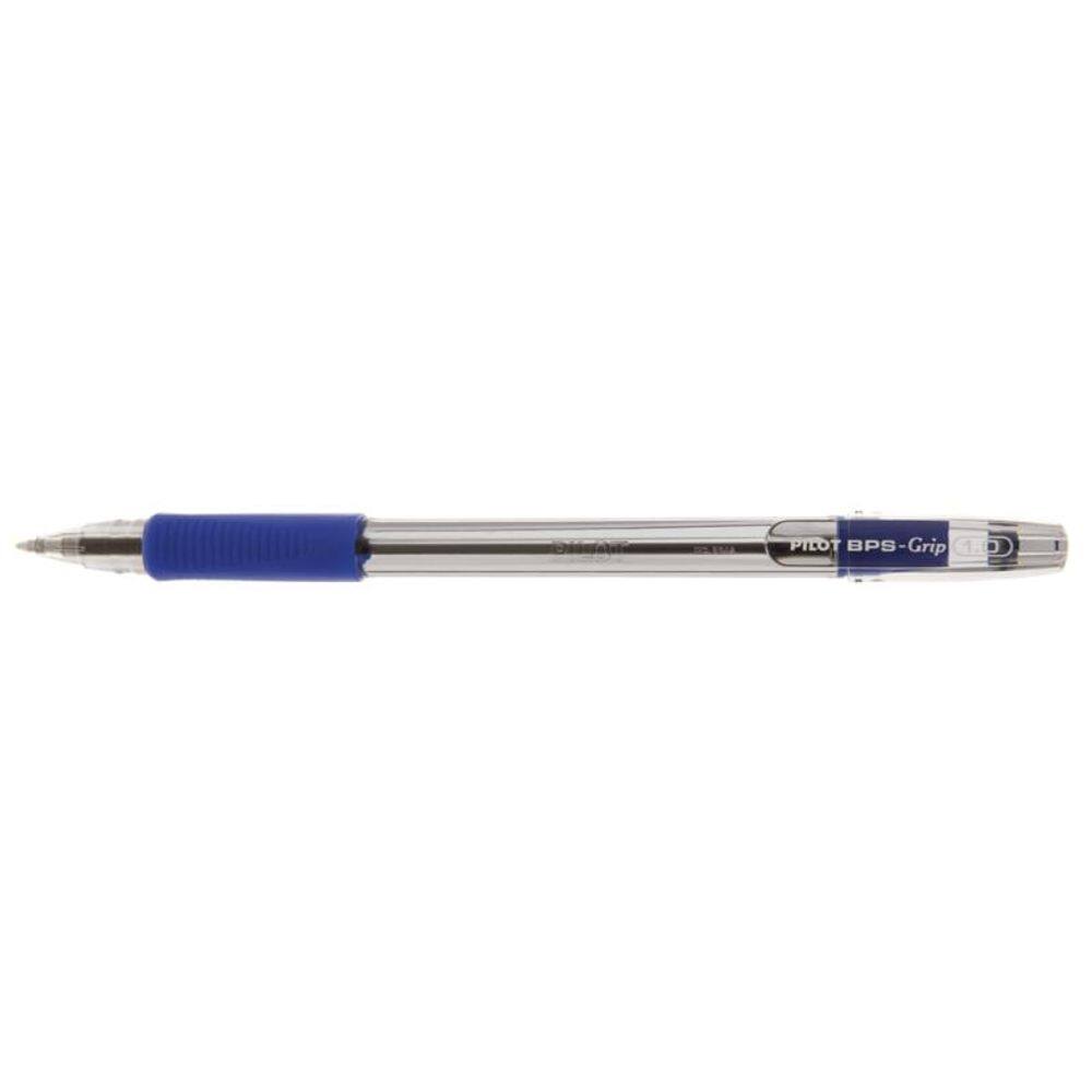 Caneta bps grip m 1.0 azul pilot  12 unidades
