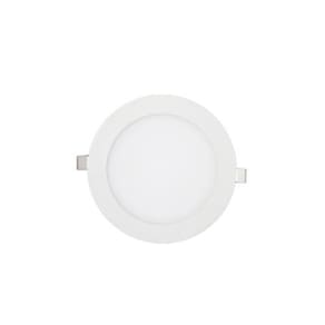 Luminaria plafon led embutir redondo slim kian 24w 3000k