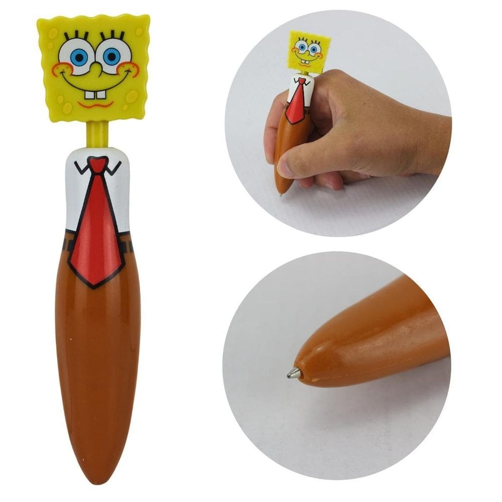 Caneta esferográfica bob esponja nickelodeon