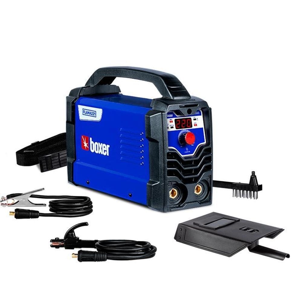 Inversora de solda boxer flama 221 mma/tig modelo novo 220v