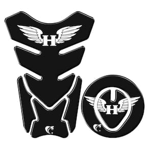 Protetor Tanque E Bocal Adesivo Moto Honda Asa Ano Até 2017 Preto Cor Preto