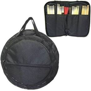 Kit capa para pratos ultra resistente + capa para baquetas