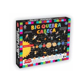 Brinquedo Big Sistema Solar Quebra-Cabeça Zastras