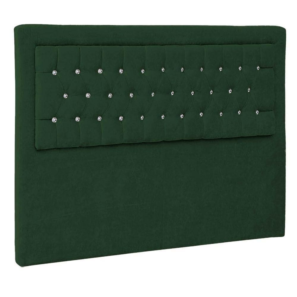 Cabeceira King Iasi P04 195 Cm Suede Verde Tca 947