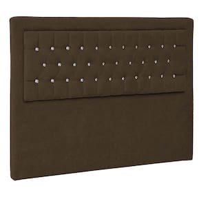 Cabeceira Queen Iasi P04 160 Cm Suede Marrom