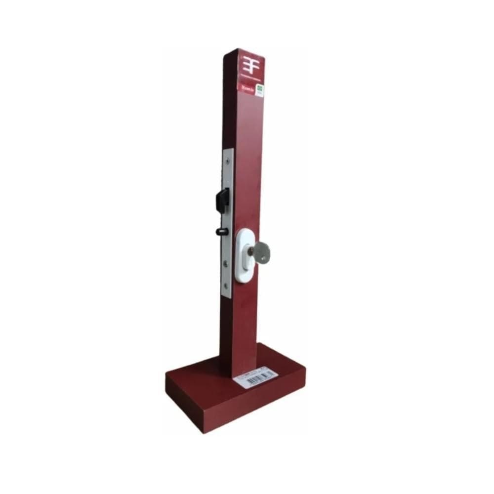 Fechadura 3f correr bico de papagaio suprema 6115-s - branco