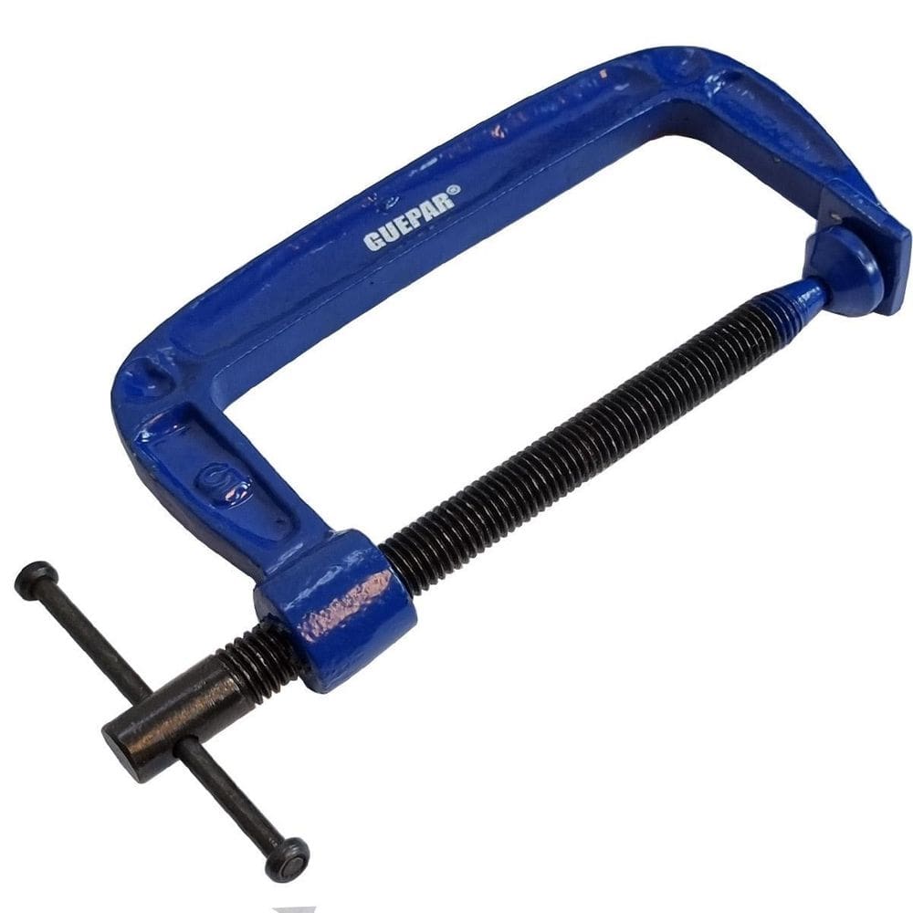 Grampo sargento 125mm de fixação tipo c 5 pol. marceneiro