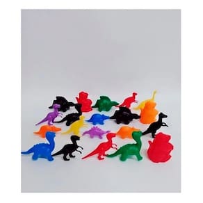 Kit 200 dinossauro colorido plástico mini brinquedo -oferta