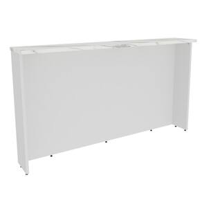 Bancada Ilha Cozinha 200cm Flórida Branco Ártico / Calacatta