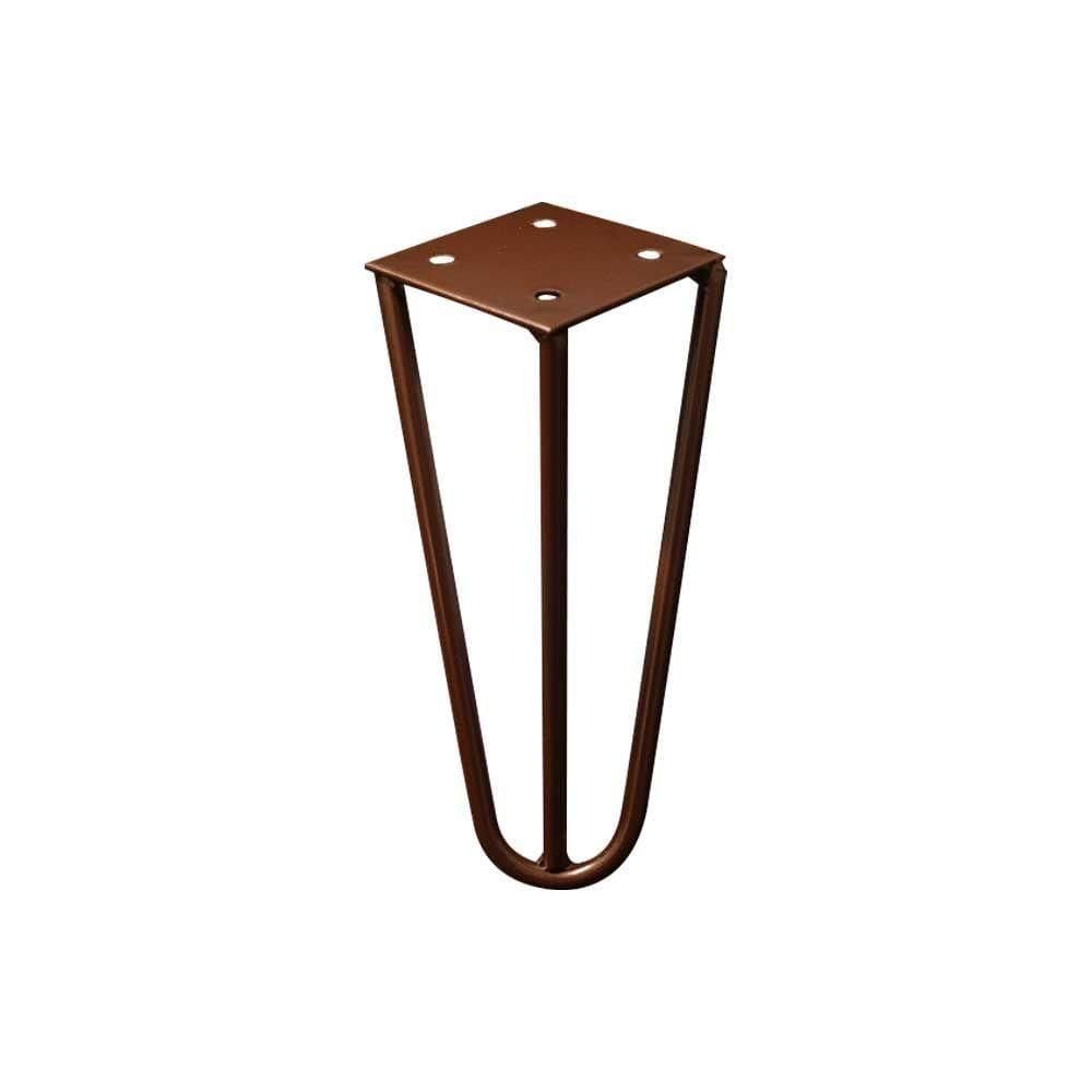 Pé De Metal 15 Cm Mesas De Centro Puffs Bronze