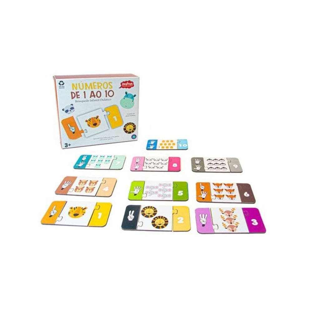 Jogo Educativo Aprendendo a Contar Número do 1 ao 10 Zastras