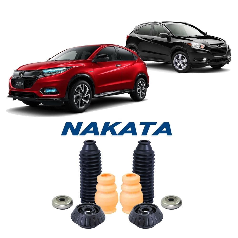 Par kit coxim batente coifa dianteiro honda hrv 2017 2018 19