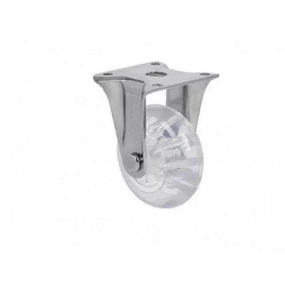 Rodizio fixo para carrinhos e móveis roda gel flap 210 mf