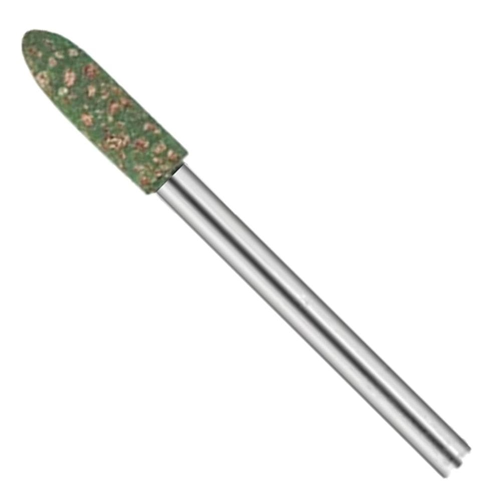 Ponta Montada 5Mm Cônica Borracha Gergelim Para Retifica 3Mm