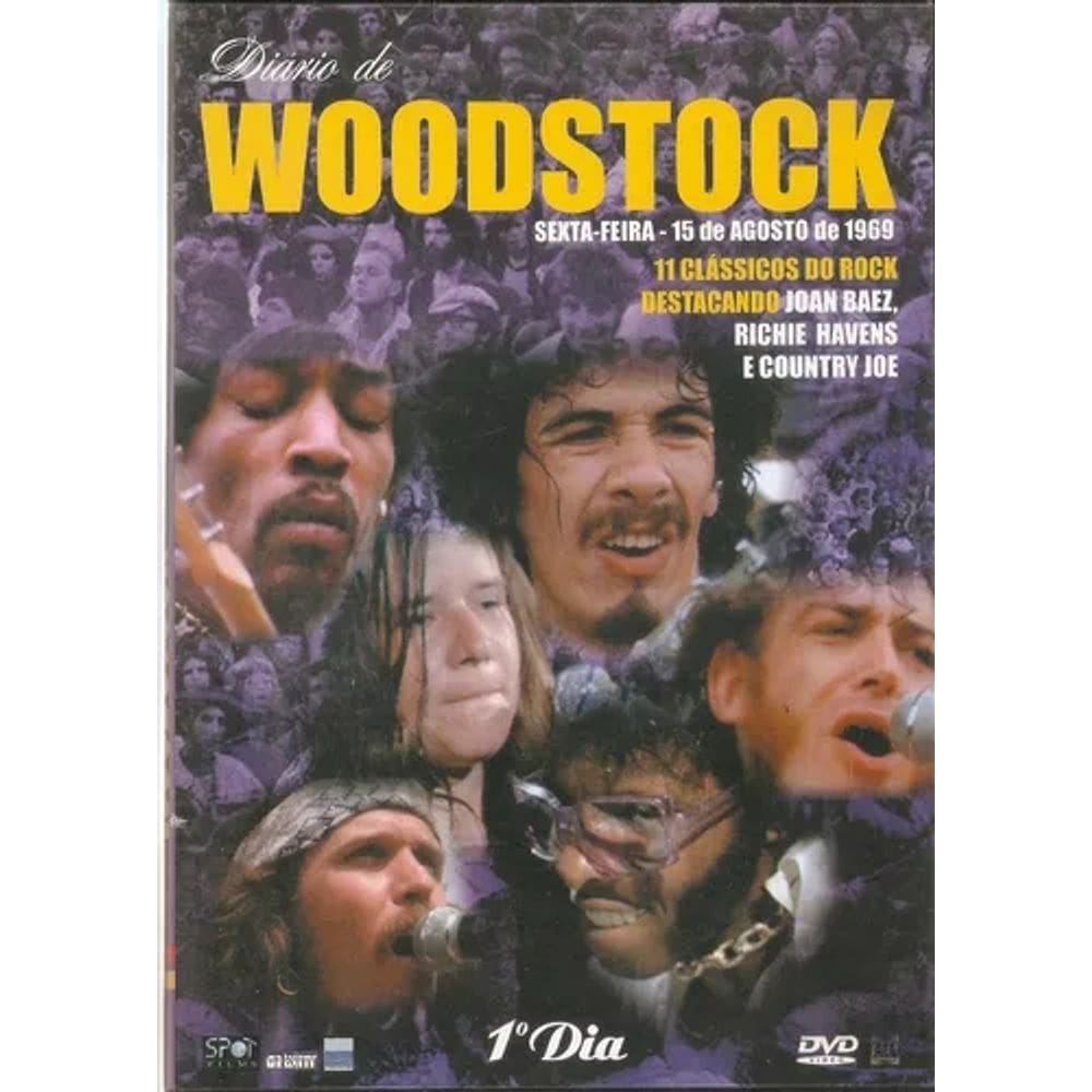 DVD Diário de Woodstock - Sexta-feira- 15 DE AGOSTO DE 1969