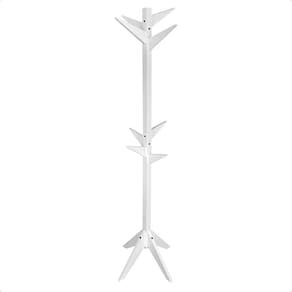 Cabideiro de chão rangifer cabideiro para bolsas branco