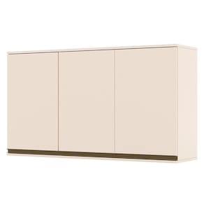 Armário Aéreo 3 Portas 120 cm Connect Off White – Henn