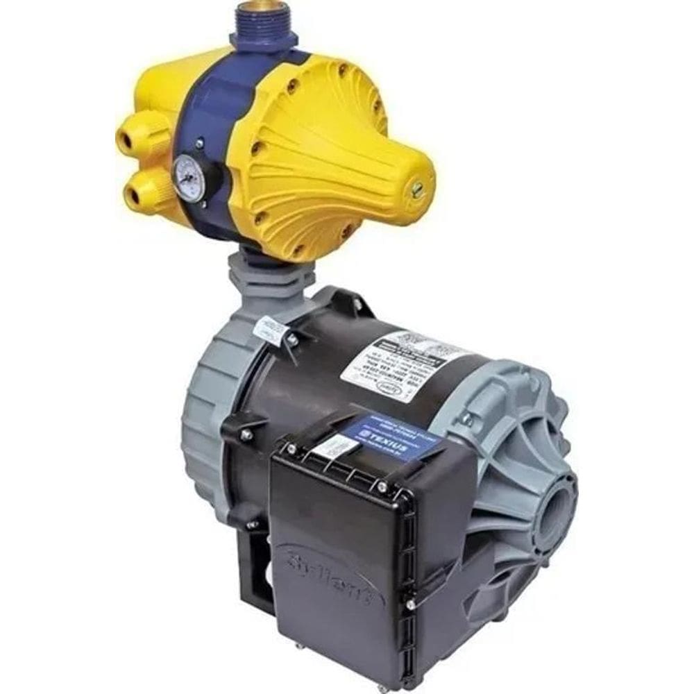 Bomba pressurizadora de água 1 cv 220v syllent + pressostato