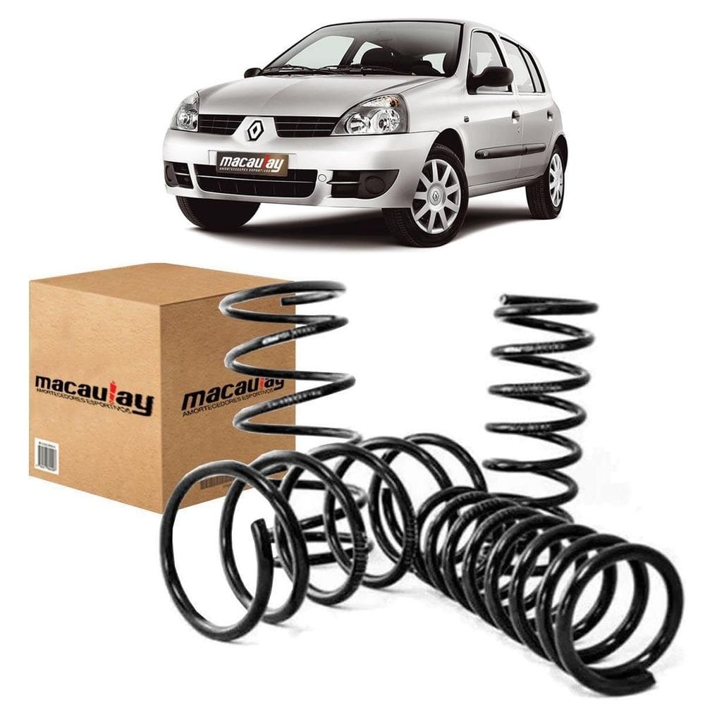 Jogo de 4 molas convencionais renault clio