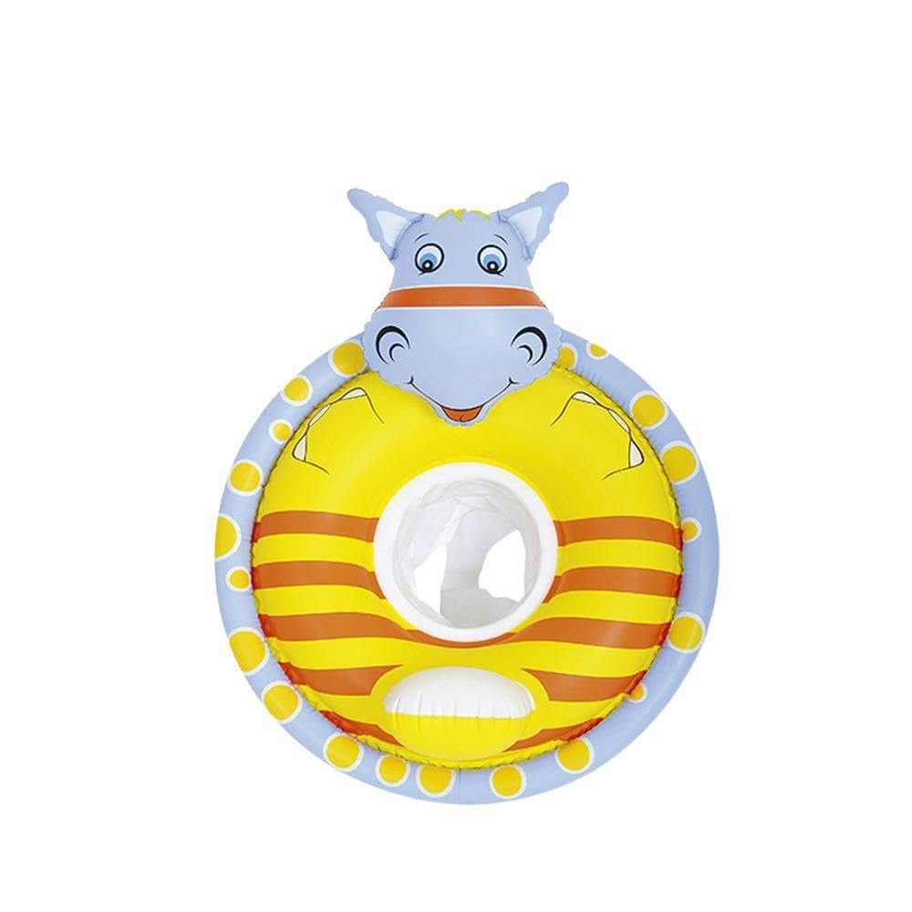 Boia circular inflavel fralda animais 80x68cm na caixa