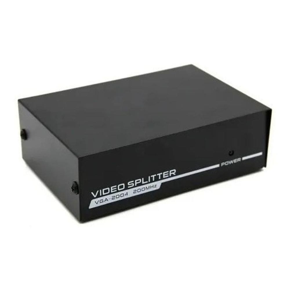 Splitter divisor de sinal distribuidor video vga 1x4 4 porta