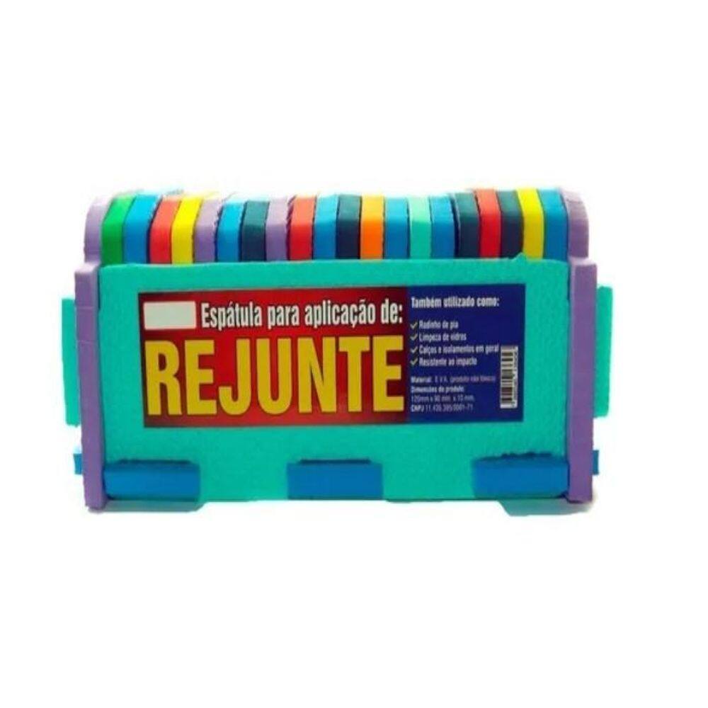 Kit 10 espátula para aplicação de rejunte em e.v.a