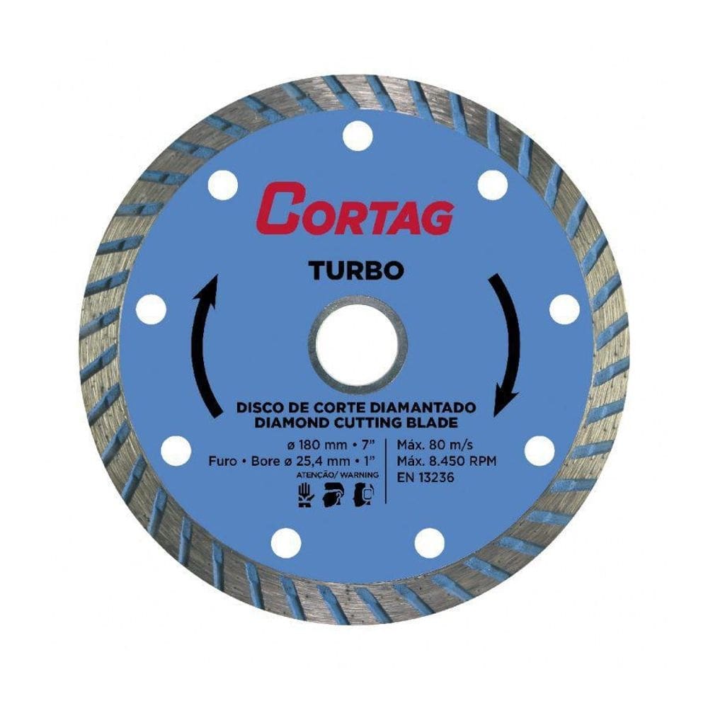 Disco Diam 180Mm Turbo Cortag