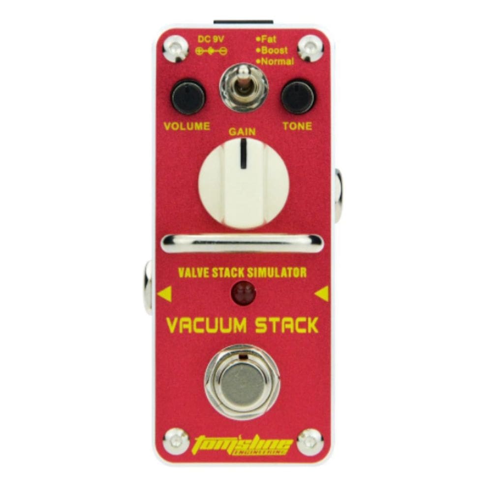 Pedal guitarra tom`sline distorção-vacuum stack