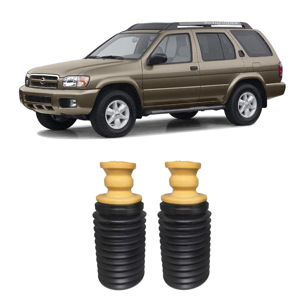 Kit 2 guarda pó reparo dianteiro pathfinder 2001 2002 2003