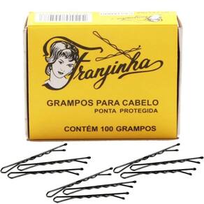 Grampo de cabelo para penteados nº5 presilha preto 1000 unid