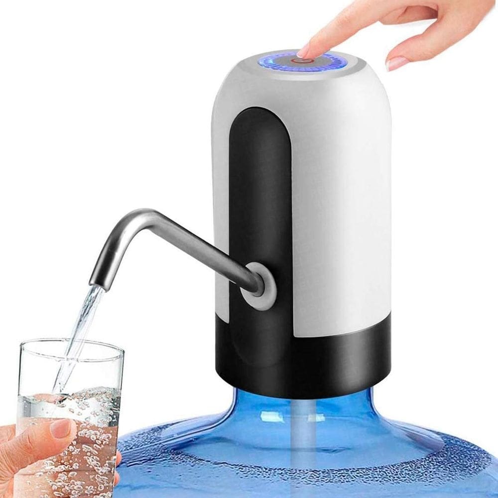 Bomba elétrica haiz recarregável usb para galão de água 20l