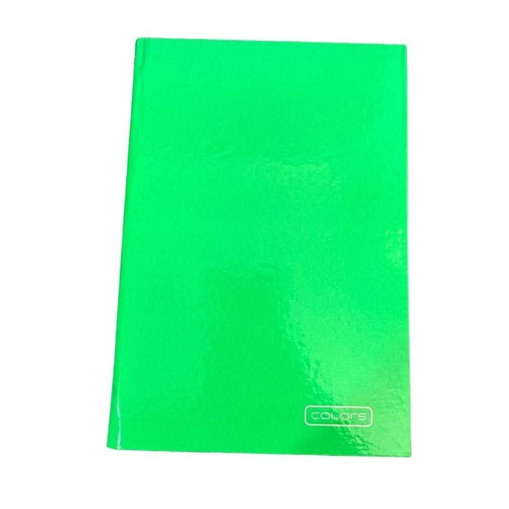 Caderno brochura grande 96 folhas capa dura 20x27- kit 3un