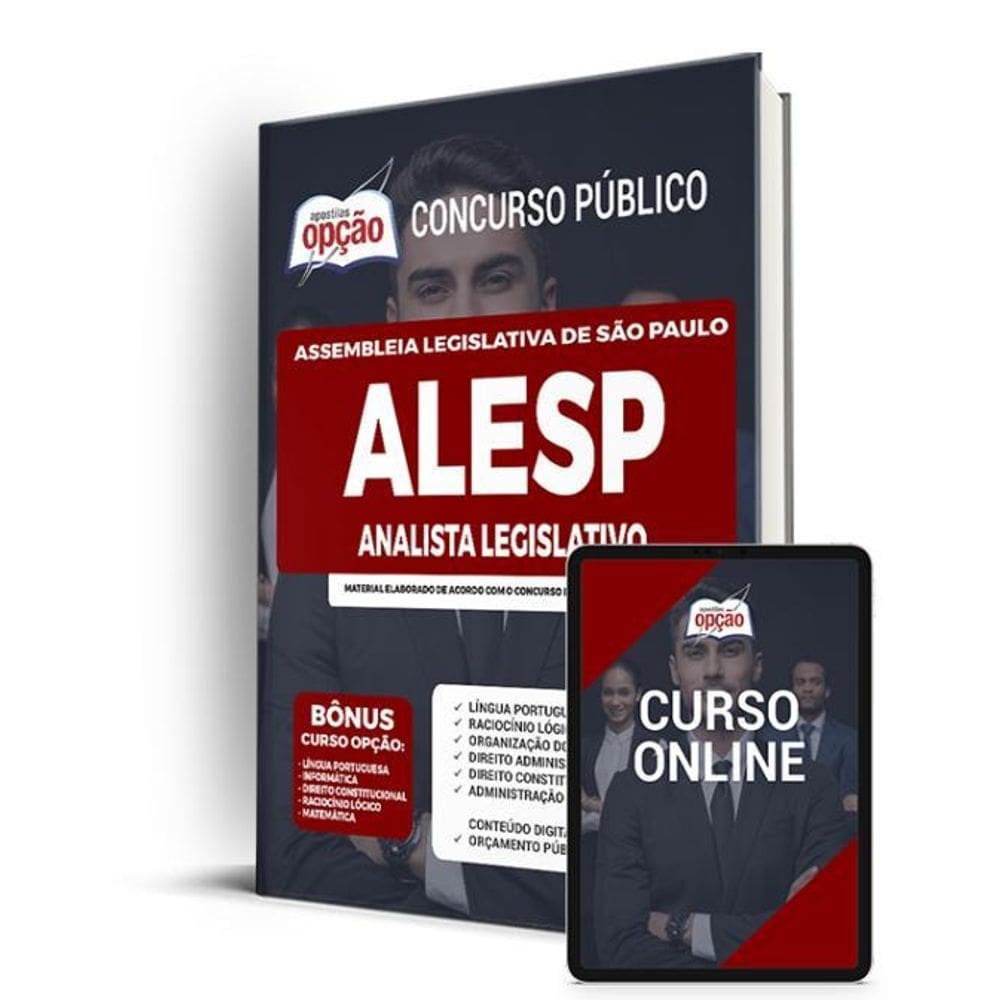 Apostila analista legislativo alesp - assembleia legislativa