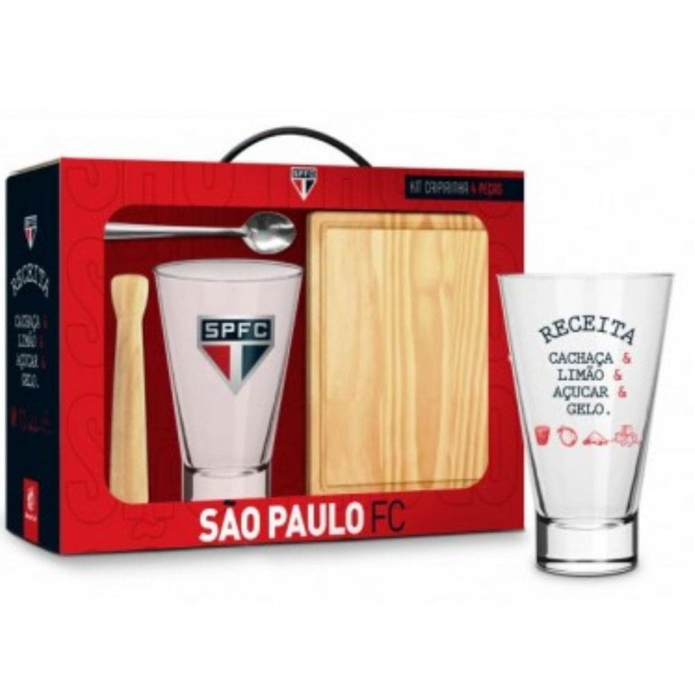 Kit copo caipirinha grande -  fc oficial
