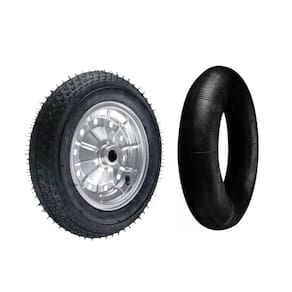 Roda para Carrinho Carga com Pneu e Câmara 3.00/3.25-8 Metalosa