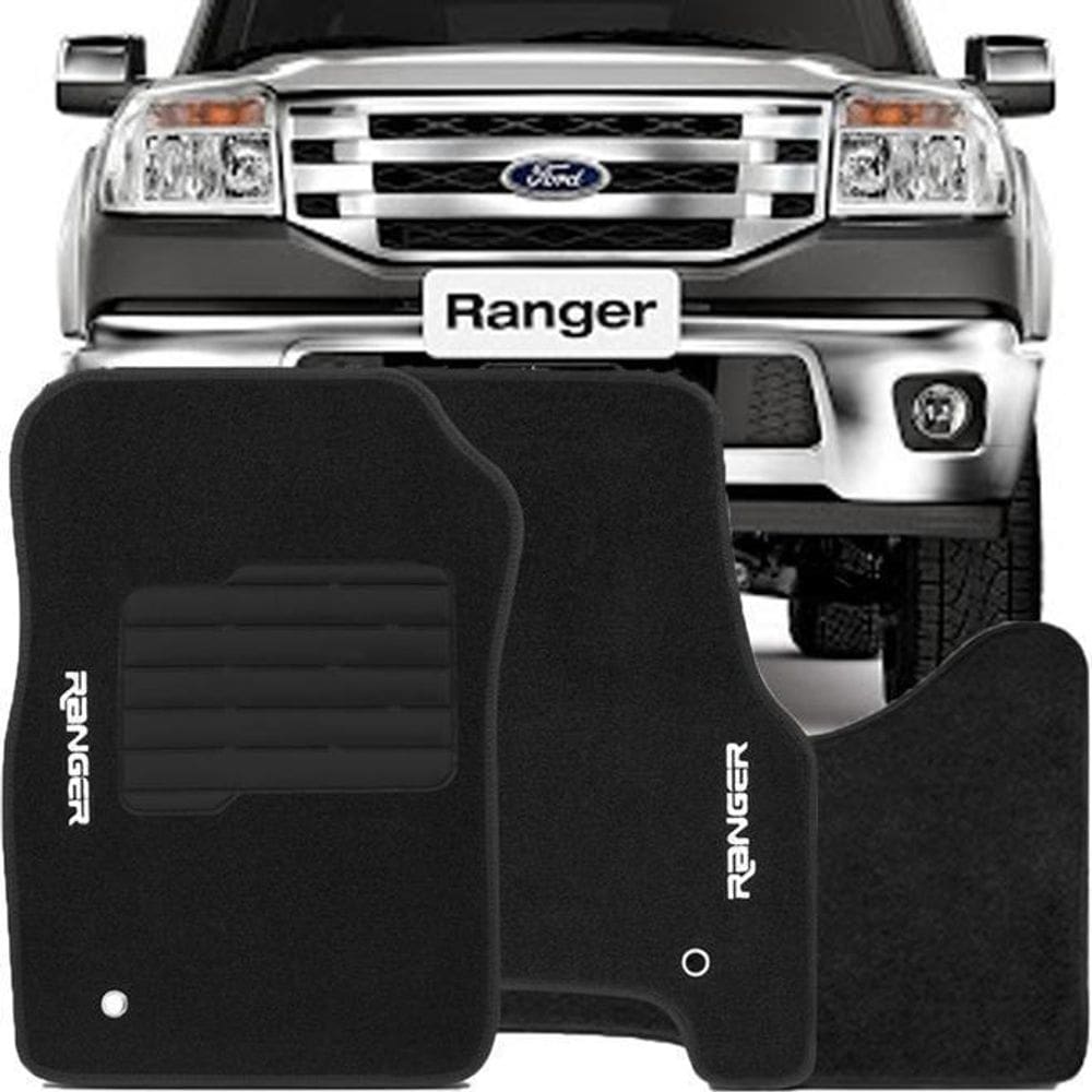 Tapete automotivo ford ranger carpete linha luxo